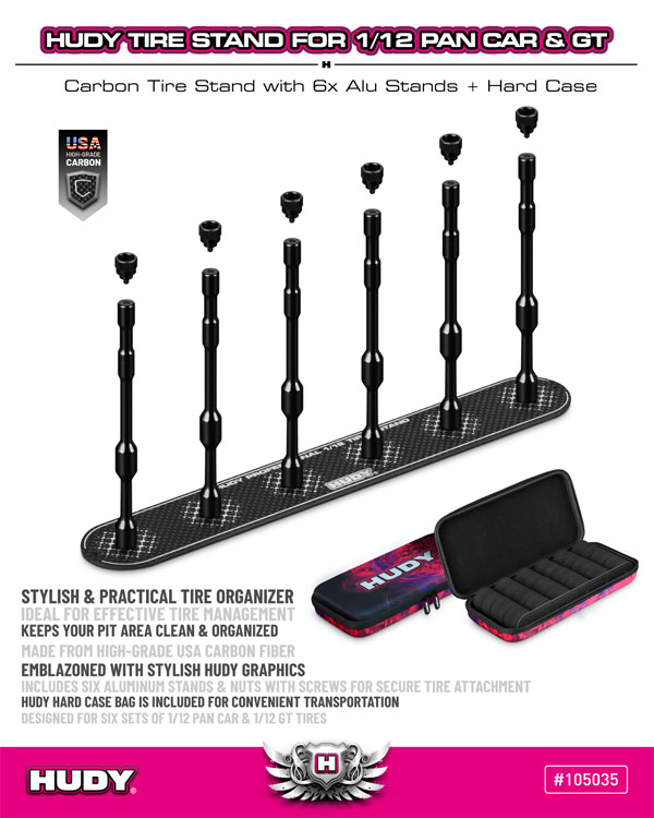 SMI HUDY News Neuer Reifenst�nder + Schalenkoffer 1/12