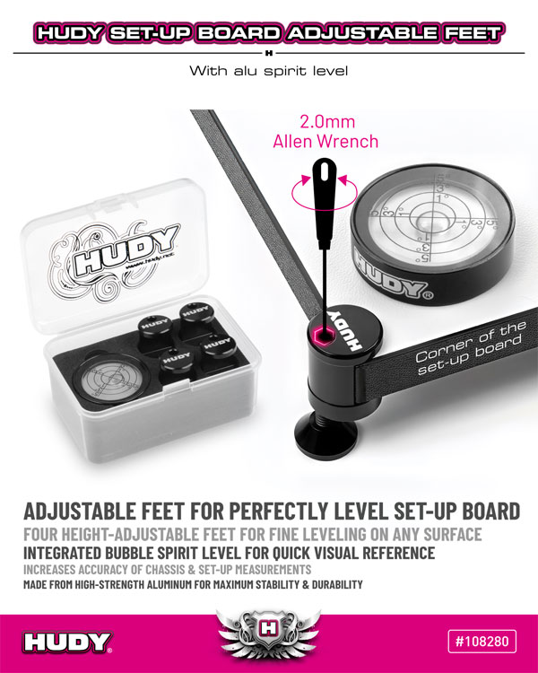 SMI HUDY News HUDY Set-up board Wasserwaage