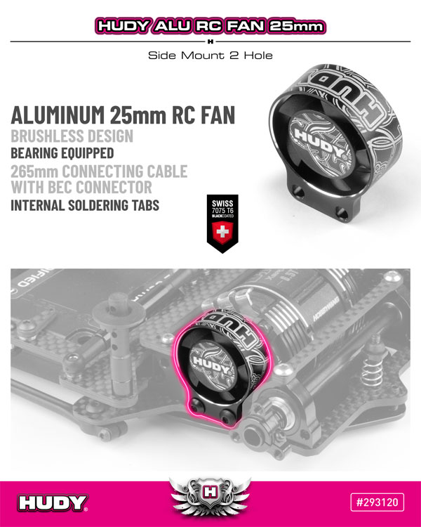 SMI HUDY News HUDY Alu RC Ventilator 25mm