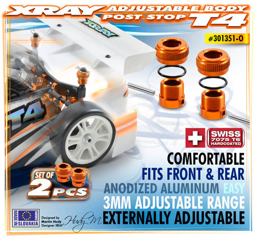 SMI XRAY News Einstellbare Karosseriehalterung