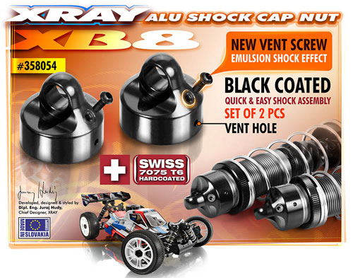 SMI XRAY News XRAY XB8 Alu Dmpferkappen