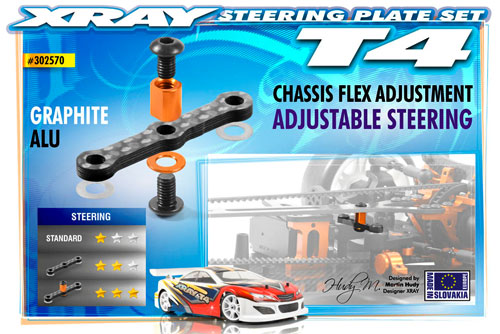 SMI XRAY News XRAY T4-Lenkungsplatte