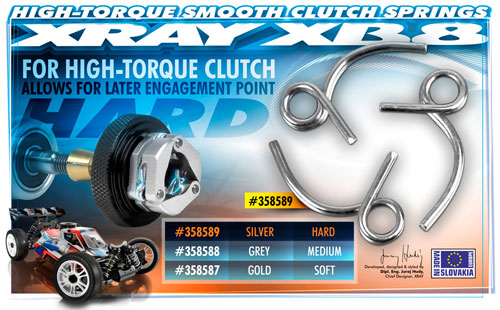 SMI XRAY News XRAY XB8-Kupplungsfedern