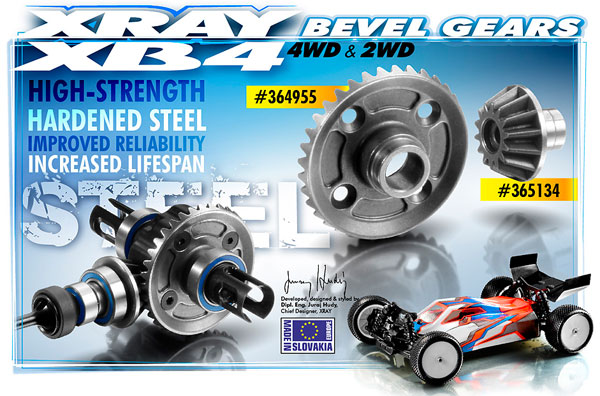 SMI XRAY News XRAY XB4 Stahlkegelrder