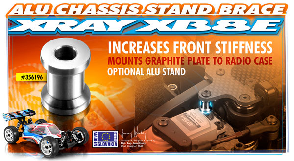 SMI XRAY News XRAY XB8E-Chassisversteifung 
