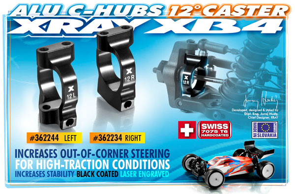 SMI XRAY News XRAY XB4 12 Grad C-Hubs 