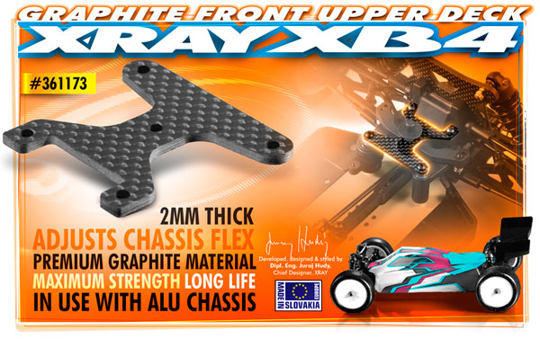 SMI XRAY News XB4 vordere Getriebeabsttzung 