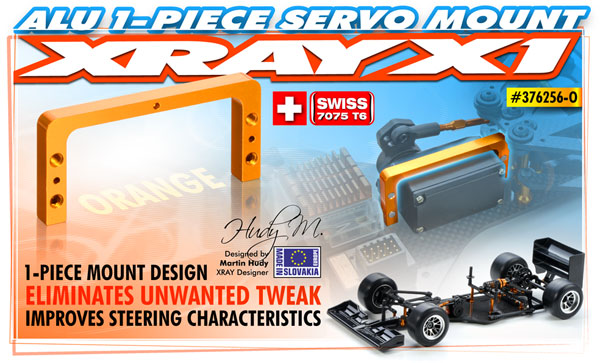 SMI XRAY News XRAY X1-Servohalterung