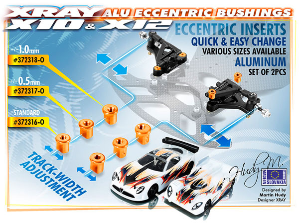 SMI XRAY News XRAY X12 exzentrische Einstze 