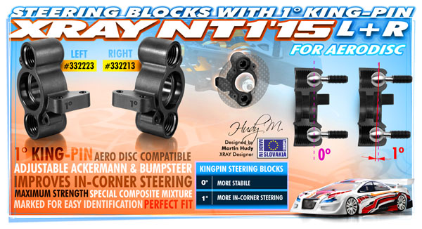 SMI XRAY News XRAY NT1-Lenkhebel