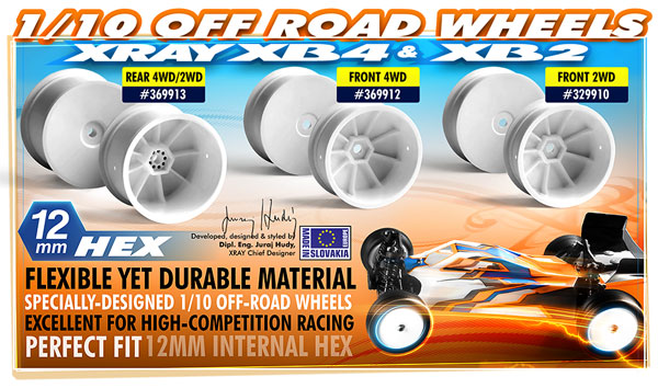SMI XRAY News XRAY 1:10 Offroad-Disk-Felgen 