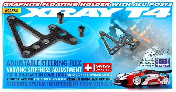 SMI XRAY News XRAY T4 Multi Point-CFK-Lenkplatte