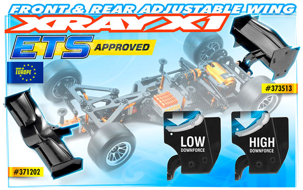 SMI XRAY News X1 Front- und Heckspoiler