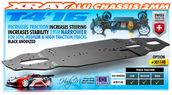 SMI XRAY News XRAY T416 Alu Chassis