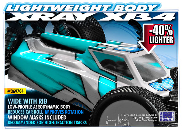 SMI XRAY News XRAY XB4-Karosserie 