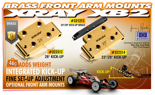 SMI XRAY News XRAY XB2 Querlenkerhalter
