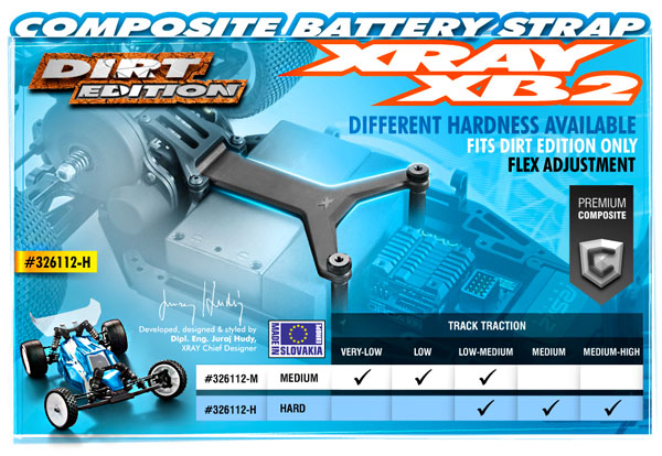 SMI XRAY News XRAY XB2 Akkuhalter 
