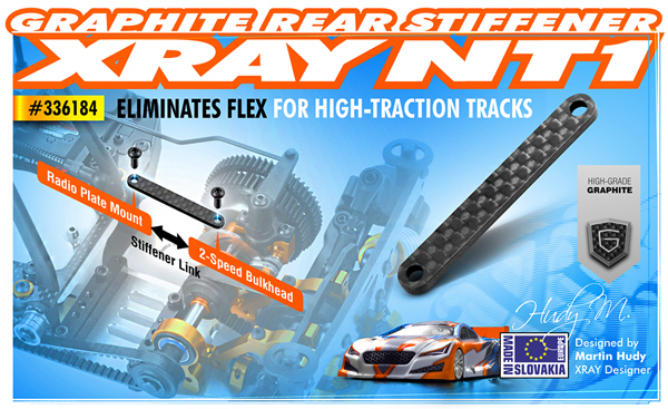 SMI XRAY News XRAY NT1 hinterer CFK Verbinder 