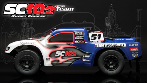 Thunder Tiger Asso SC10.2 2WD Factory Team Kit