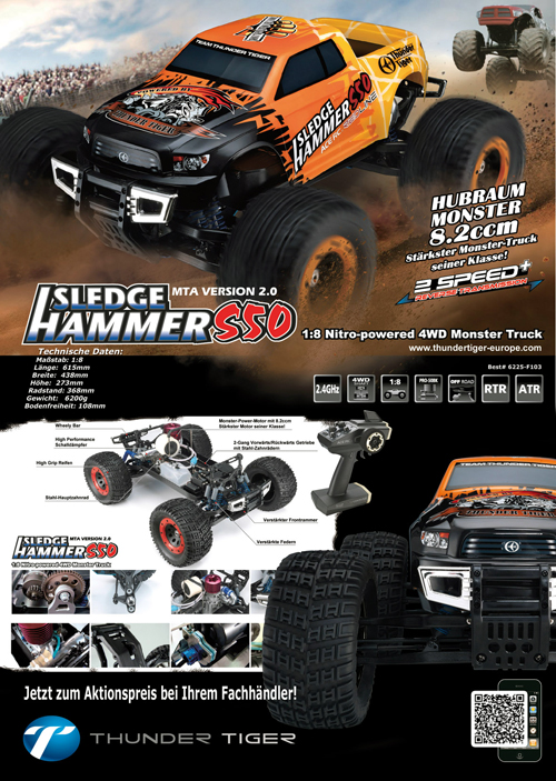 Thunder Tiger Aktionspreis Sledge Hammer S50