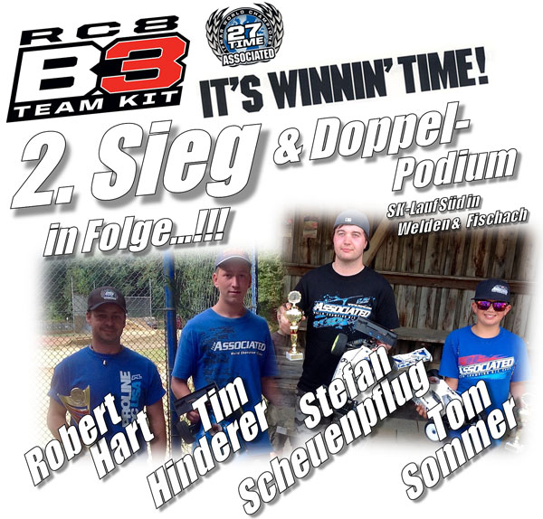 Thunder Tiger Asso RC8B3 Doppelter SK-Lauf Erfolg