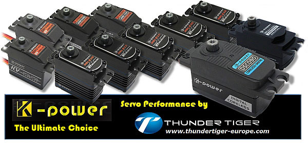 Thunder Tiger K-POWER by TTE High-End Servos