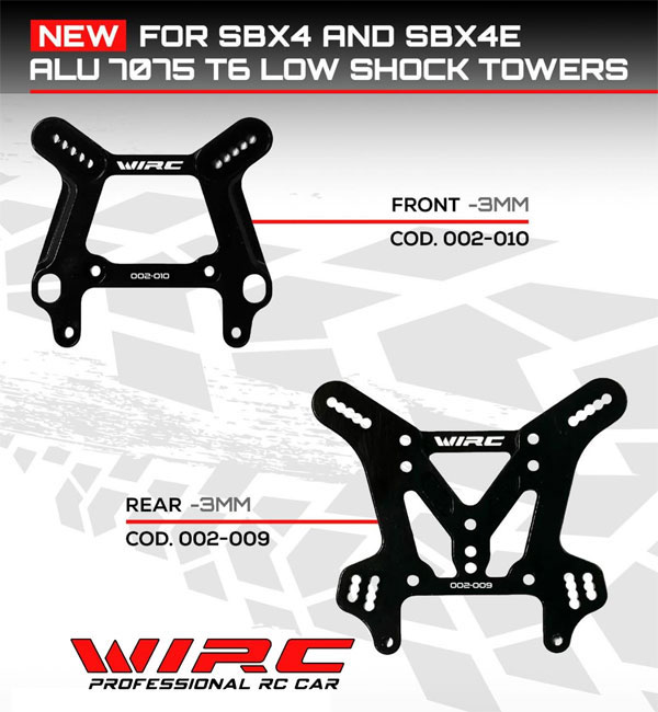 WIRC Professional RC Cars Niedrige Stodmpferbrcken