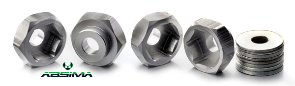 Absima/TeamC Radadapter 12 auf 17mm