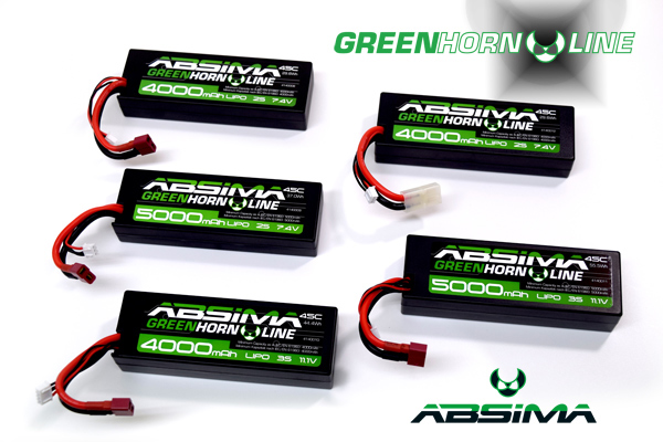 Absima Greenhorn Line LiPos