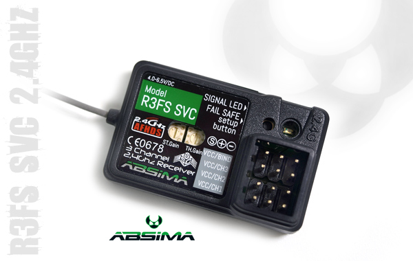 Absima R3FS SVC  3K-Empfnger 2.4GHz