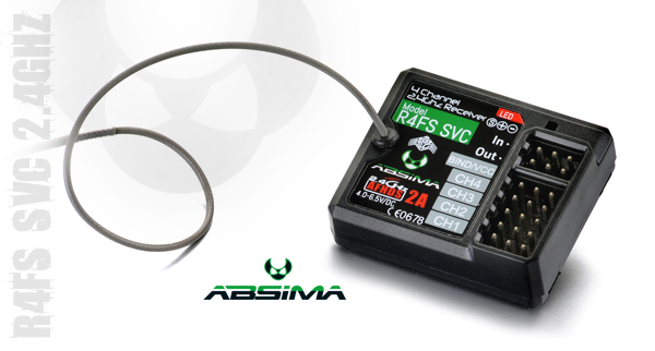 Absima R4FS SVC 4K-Empfnger 2.4GHz