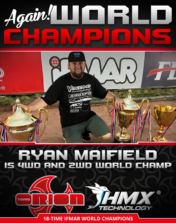 Absima Team Orion Ryan Mayfield schafft das Doppel