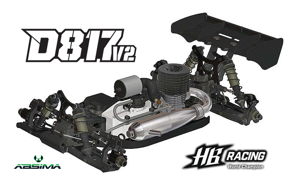 Absima HB Racing HB D817 V2 Nitro Buggy