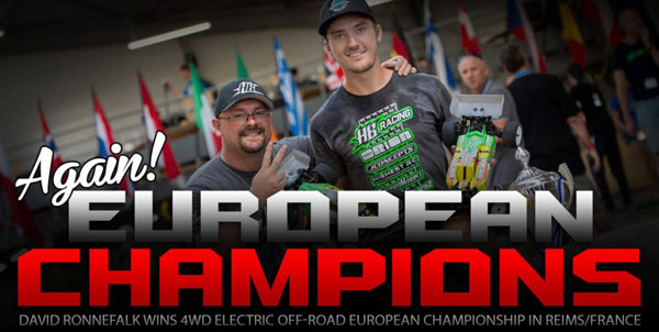 Absima HB Racing D. Ronnefalk ist 4WD Europameister