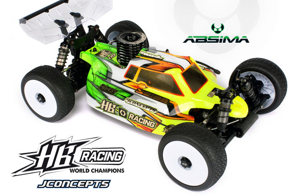 Absima HB Racing Silencer Lightweight Karo fr HB
