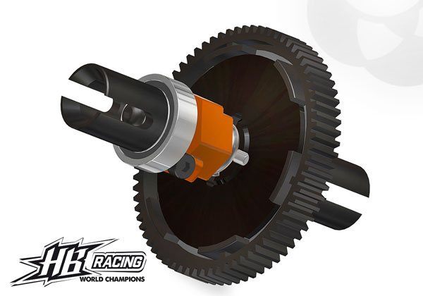 Absima HB Racing HB Racing-D418 Slipper Set