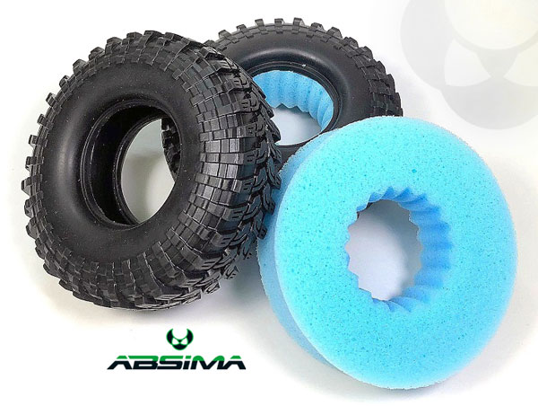 Absima Crawler Reifen Extra Soft  110 mm