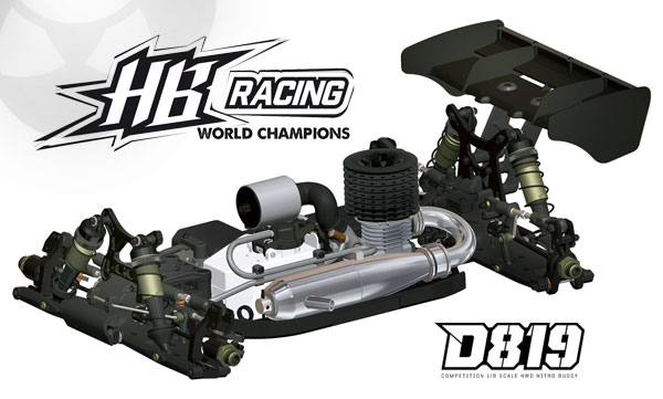 Absima HB Racing HB Racing D819 Nitro Buggy-Kit