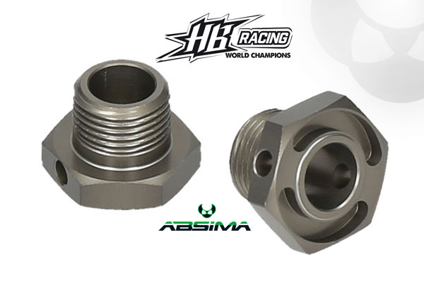 Absima HB Racing HB Racing schmale Rad-Sechskantnaben