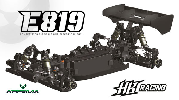Absima HB Racing HB Racing E819 1/8 E-Buggy