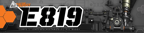 Absima HB Racing HB Racing E819 1/8 Elektrobuggy