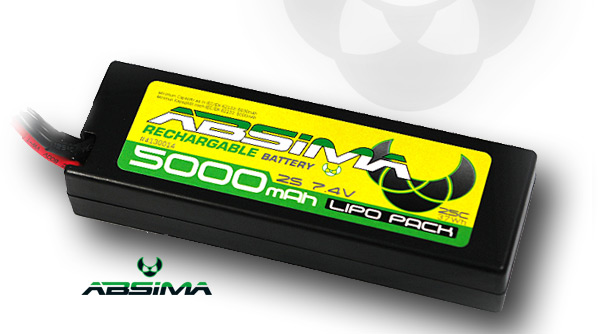 Absima LiPo 7.4V-25C 5000 Hardcase (TAM-Plug)