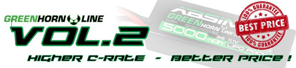 Absima GREENHORN LINEV2 - LiPo Akkus