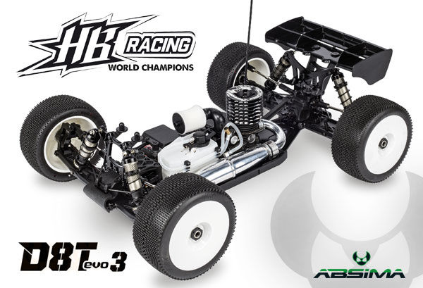Absima HB Racing HB D8T Evo3 Competition Nitro Truggy