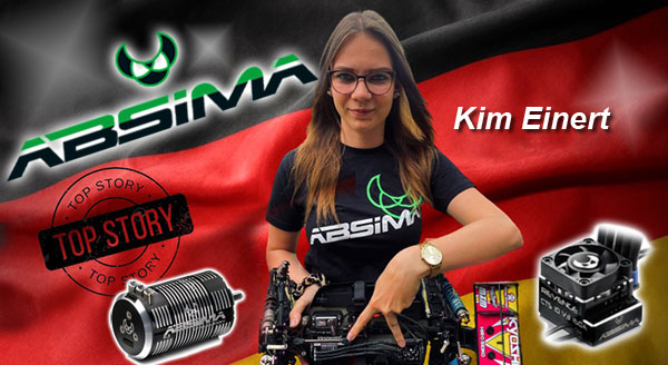 Absima Kim Einert fhrt Absima-Elektronik