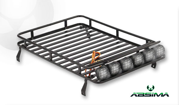 Absima Metall-Dachtrger inkl. LEDs 1:10