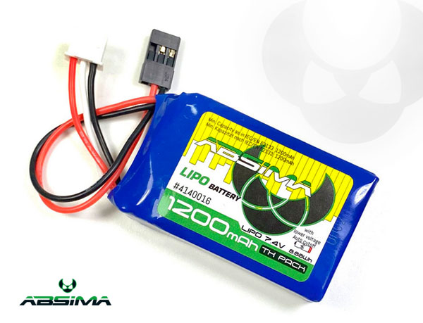 Absima TX LiPo 2S 7.4V 1200mAh LiPo Protect
