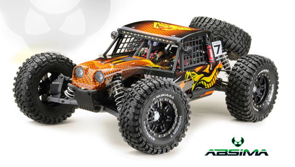 Absima MAMBA 7 Rock Racer 6S BL 1:7 Orange