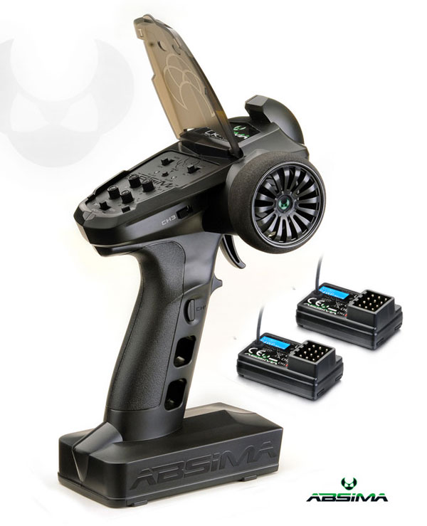 Absima CR4S 4-Kanal Fern. mit 2 Empf. R4WP
