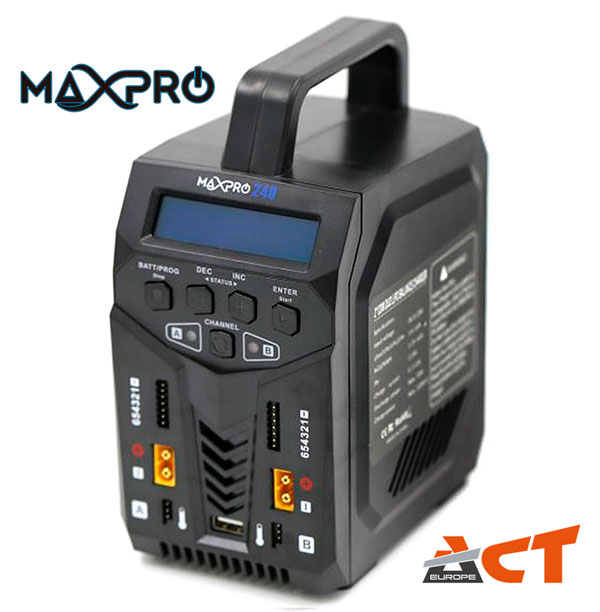 ACT Europe MaxPro LiPo Duo Lader 240
